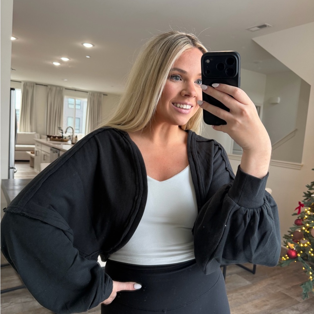 Black bolero shrug